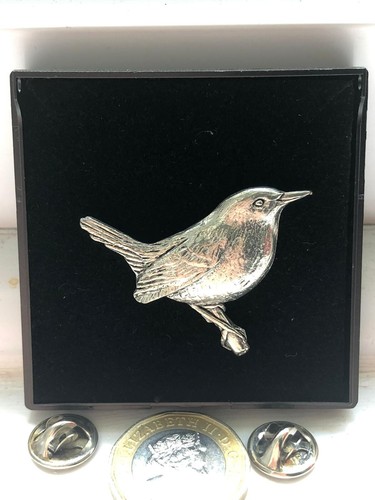 Wren bird real pewter - wren,