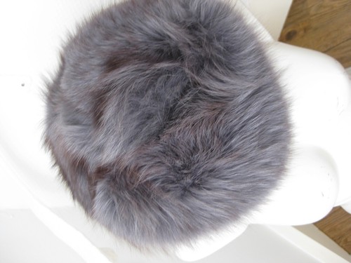 Silver fox hat fur - fox,