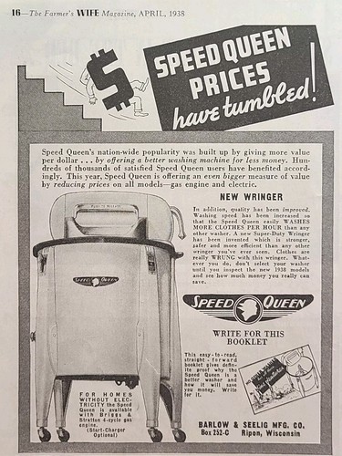 Speed queen wringer - wringer, washing