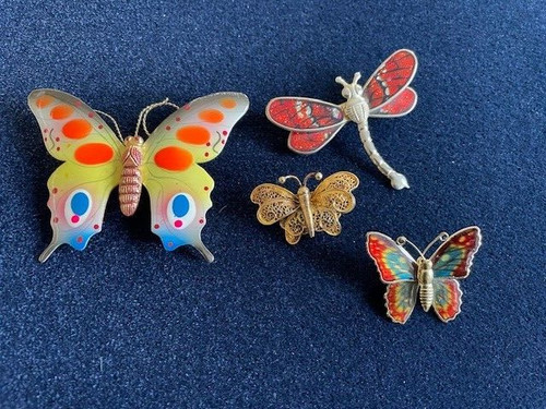 Job lot brooches - job,