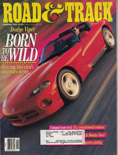 Road track february 1992 - february, –