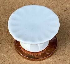 Dolls House Cake Stand White Ceramic 1:12 Scale Kitchen Accessory W52b tumdee