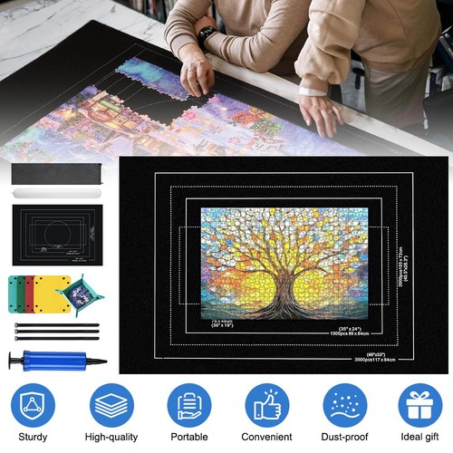 Jigsaw puzzle mat - puzzle,