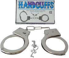 Metal Handcuffs Fancy Dress