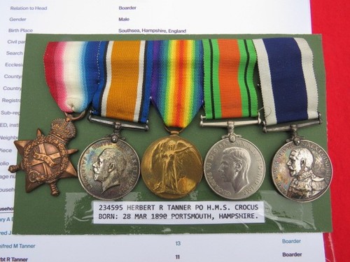 Ww1 medal trio gc - &,