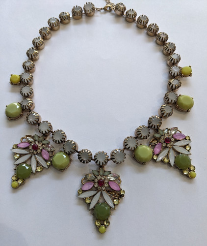Statement colourful collar - colourful,