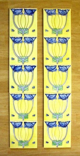 Set stylised flower - set, 10