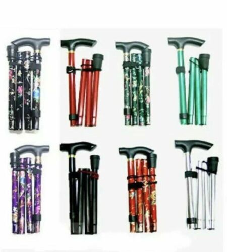 Easy adjustable folding - folding, cane