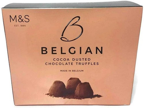 Same belgian chocolate - m&s,
