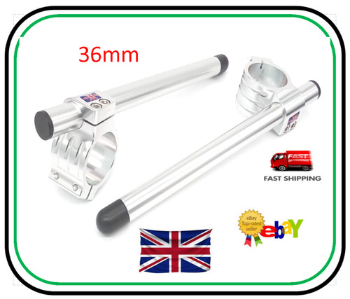 36mm clip ons handlebars - handlebars, fork