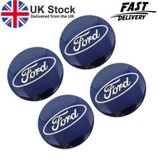 4x 54MM BLUE FORD ALLOY WHEEL