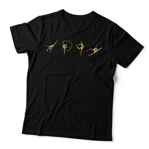 Rhythmic gymnastics gold line - gold,