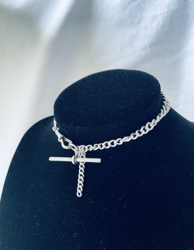 Antique sterling silver curb - sterling,