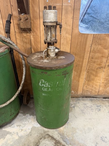 Vintage castrol oil pump - castrol,