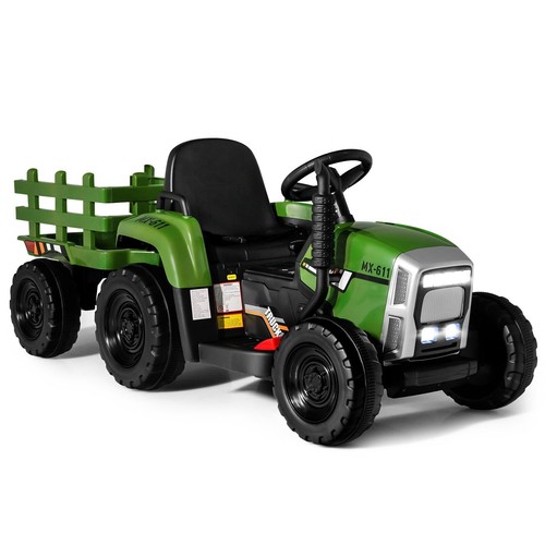 Kids ride tractor trailer - &,