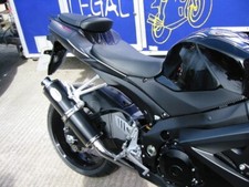 Suzuki GSXR 1000 K7 K8   single R/H Black Tri-oval ROAD LEGAL/Race MTC Exhaust