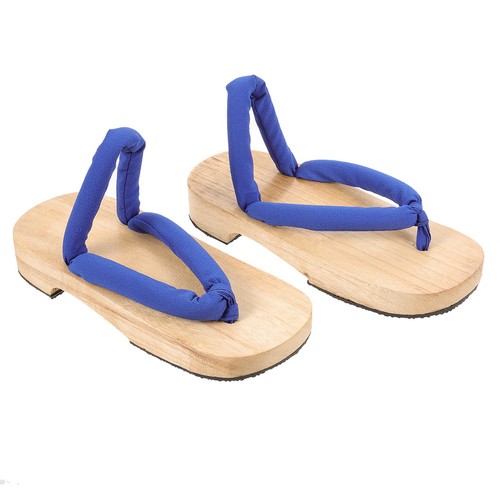 Pair japanese wooden clogs - ,