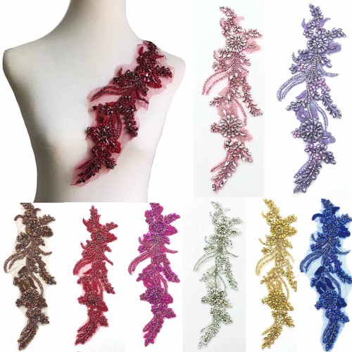 Floral lace applique - lace,