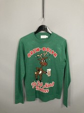 CHRISTMAS Jumper - Size Small - Green - Great Condition - Men’s