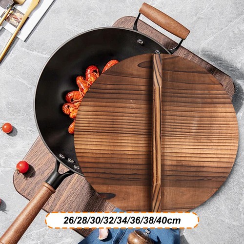 Anti hot kitchen wok - lid, with