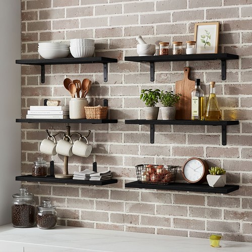 Pack floating shelves wall - 6,