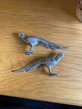 2 x Vtg Silver Toned Ornate