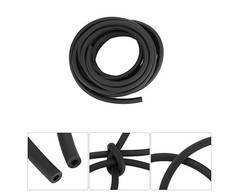 1 metre BLACK 7.8 MM HOLLOW