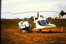 CAMPBELL CURLEW MOCK UP Autogyro (G-AXFJ) - Vintage 35mm SLIDE (c1970s)
