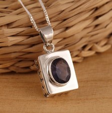 Natural Iolite 925 Sterling