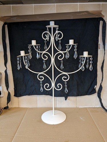 Candelabra shabby chic cream - shabby,