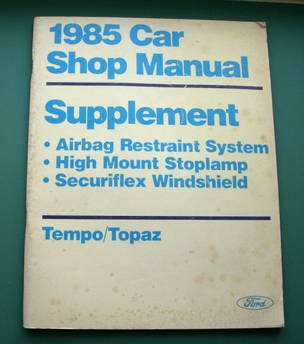 Ford 1985 tempo - ford,