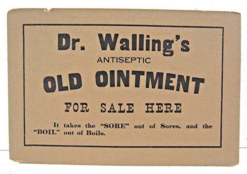 Wallings antiseptic old - antiseptic,