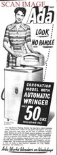 1953 Advert ADA Top-Loading Washing Machine & Wringer (2) Original Print AD 715F
