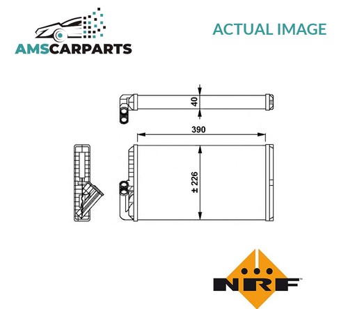 Heater radiator exchanger lhd - heater,