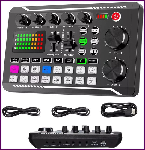 Live sound card and audio - and,