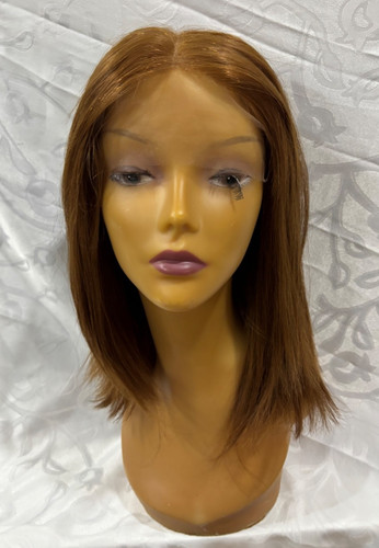 Auburn red straight wig - 14',