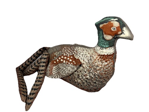 Vintage pheasant doorstop - vintage, 28"