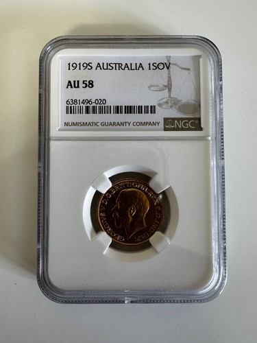 1919 sydney mint george - v, gold
