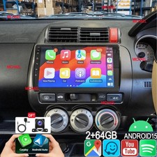 2+64G Car Radio For Honda Jazz 2002-2007 Android15 Carplay GPS Head Unit Sat Nav