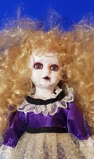 ? Halloween Horror Creepy Porcelain Victoriana Doll - Hand Painted!  Fabulous?