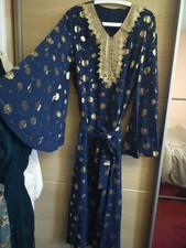 Ladies Nevy Blue And Golden