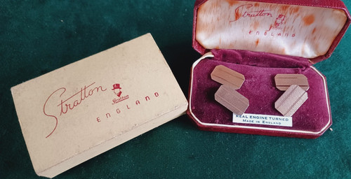 Vintage stratton cufflinks - vintage,
