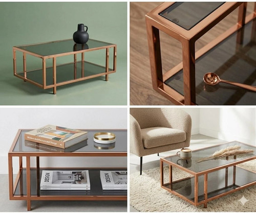 Ziona rose gold coffe - ziona, table