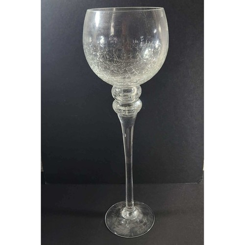 Crackle goblet pedestal long - goblet,
