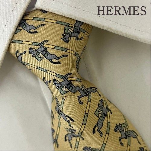 Hermes silk tie pattern - hermes,