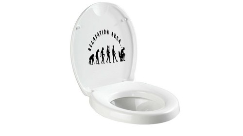 Toilet seat dacals - seat, funny