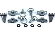 4x Dzus Fasteners Silver D