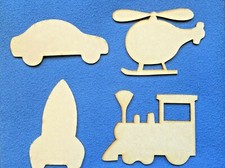 Wooden MDF Car, Helicopter