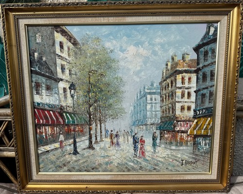 Vintage impressionist paris - vintage,