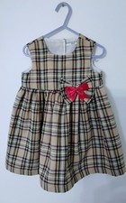 Hand made girls - beige, tartan